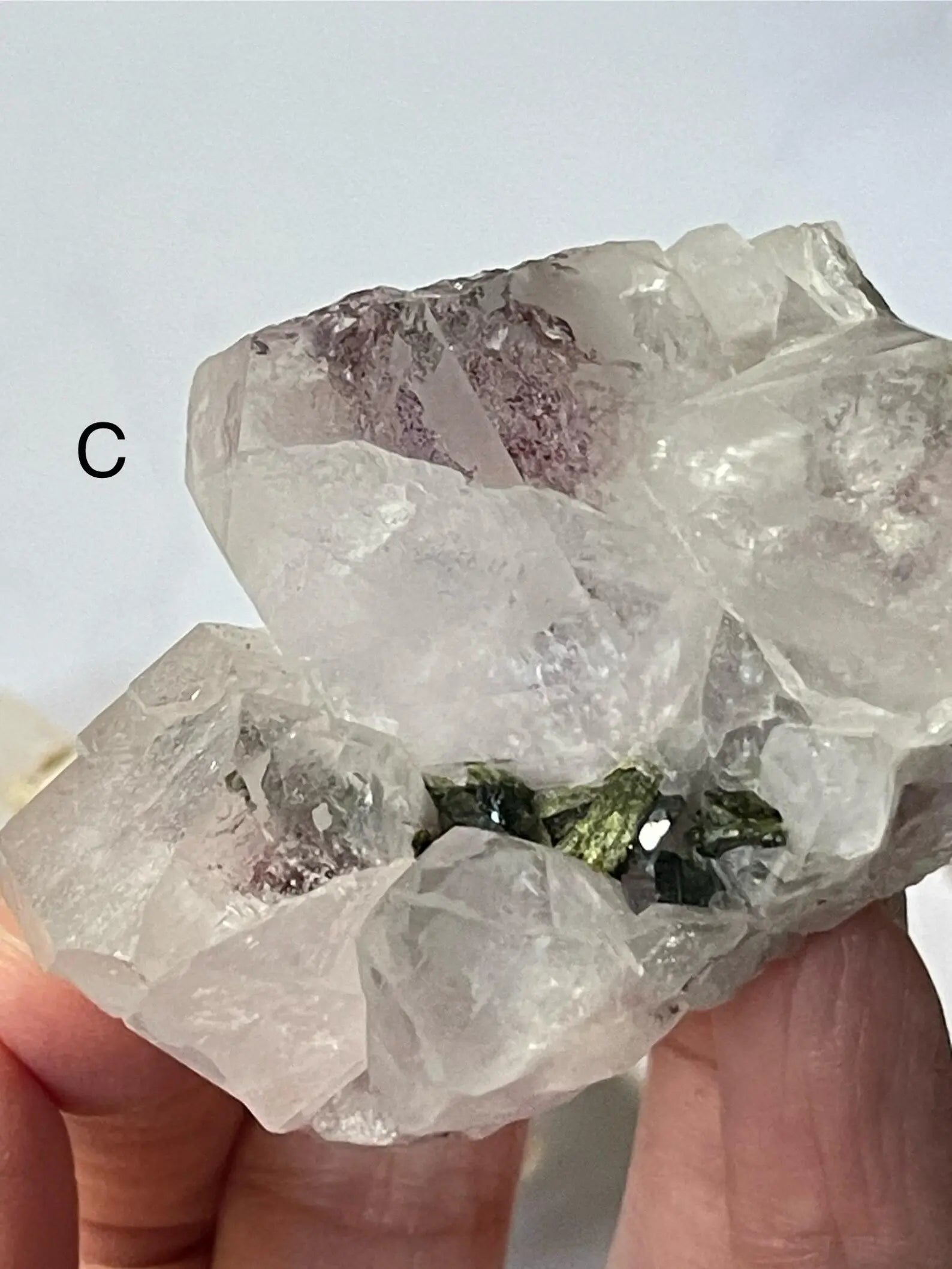 Garden Quartz Crystal with Inclusions – Meigu, Sichuan, China view 2